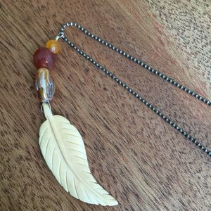 Rolra Design Feather necklace
